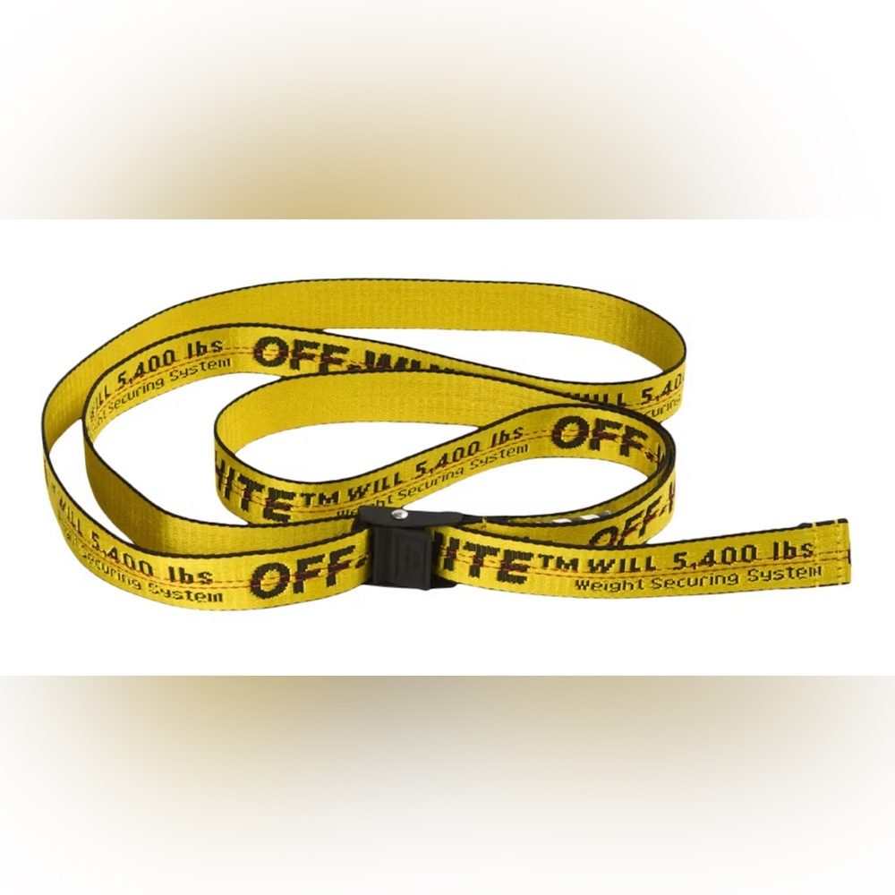 OFF WHITE MINI INDUSTRIAL BELT